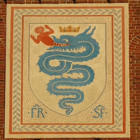 Armoiries des Visconti, château Sforza